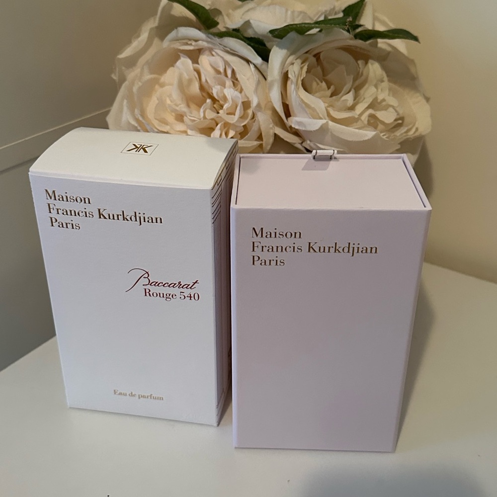 Maison Francis Kurkdjian Baccarat Rouge 540 White Box- EMPTY NO PARFUME